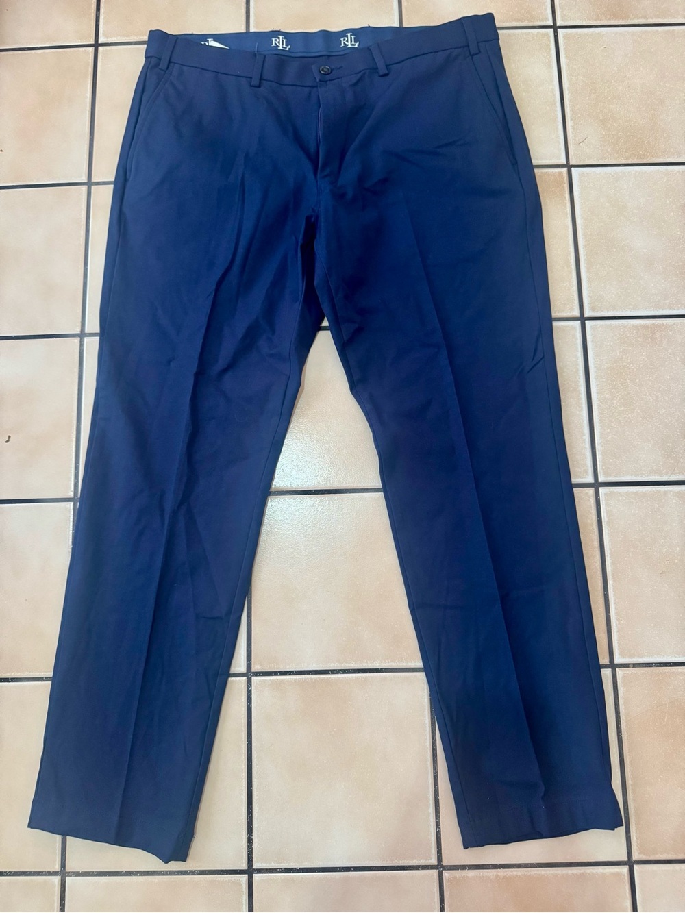 Lauren Ralph Lauren Navy Men's Dress Pants